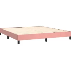 Maison Exclusive - Seng med lameller og Rose madras 180x200 cm Velour