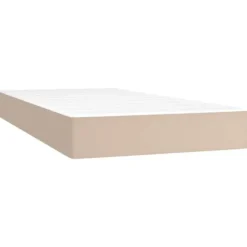 Maison Exclusive - Seng med lameller og Cappuccino madras 90x190 cm