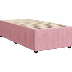 Maison Exclusive - Sengestel med lameller og Rose madras 90x200 cm Velour