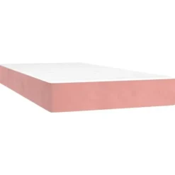 Maison Exclusive - Sengestel med lameller og Rose madras 90x200 cm Velour