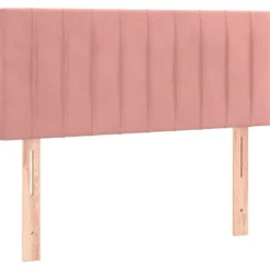 Maison Exclusive - Sengestel med lameller og Rose madras 90x200 cm Velour
