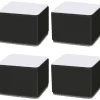 Møbelforhøjere - 60*60*50mm Kvadratisk Sort Booster pude 1*4stk