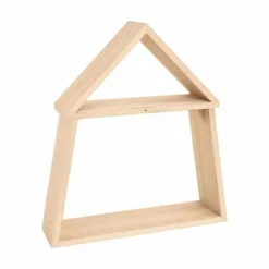 Møbelhylde i træ Moulin - 37,5 x 10 x 41,5 cm beige