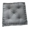 Memory Foam Honeycomb Skridsikker Ryglæn 17,72"x17,72" Stol/pude, Grå