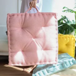 Memory Foam Honeycomb Skridsikker Ryglæn 17,72