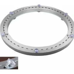 Metal Drejeskive Leje, Rund Svingbase, 360° Drejelig, Enkelt Række Kuglelejer, Til Tung Pligt, 40cm