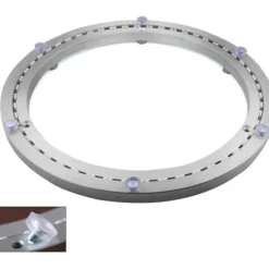 Metal drejeskiveleje, rund drejelig base, 360° roterbar, enkelt række kuglelejer, til tunge belastninger 40cm/16in