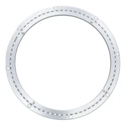 Metal drejeskiveleje, rund drejesokkel, 360° rotation, enkelt række kuglelejer, til tunge belastninger, ø45cm