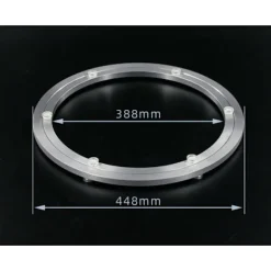 Metal drejeskiveleje, rund drejesokkel, 360° rotation, enkelt række kuglelejer, til tunge belastninger, ø45cm