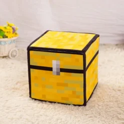 Minecraft Plys Creeper Sort Steve Fælde Boks Pude Dukke Fanget Kiste Blok Pude 20*20*20