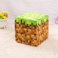 Minecraft Plys Creeper Sort Steve Fælde Boks Pude Dukke Fanget Kiste Blok Pude 20*20*20