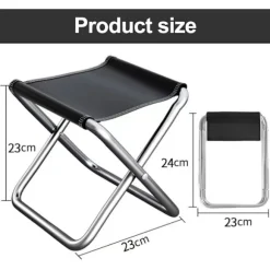 Mini Sammenklappelig Camping Skammel, Bærbar Sammenklappelig Skammel, Sammenklappelige Camping Skamler, Bærbart Camping Sæde, Foldbar Camping Skammel, Udendørs Sammenklappelig Skammel, Mini Foldi | Fyndiq
