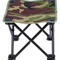 Mini Skammel (29x29x26cm) Camping Stol Sæde Sæde Sammenklappelig Bærbar