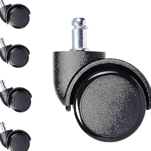 10mm stammehjul gummihjul til stol udskiftning Tw