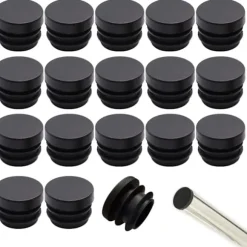 16mm Stolefod 32 stk. Stolefod Rund Plastik Hætte Endestykker til Stol Rør Stolebensbeskytter