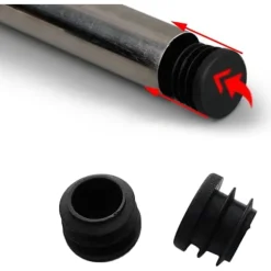 16mm Stolefod 32 stk. Stolefod Rund Plastik Hætte Endestykker til Stol Rør Stolebensbeskytter