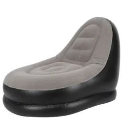 Moderne oppustelig sammenklappelig hvilestol sofa stol med fodskammel til stue balkon have
