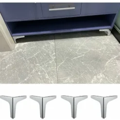 Moderne Trekantede Møbelben Metal Udskiftelige Møbelben Trekantede Møbelben Tv Seng Sofa Fødder Møbelbaser Sofa Bordben Diy St