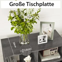 Modulært TV-bord i træ, 3 dele, passer til TV'er op til 65