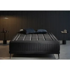 Moonia | Viscosoft Madras | Magnum Sort | 160X190 cm | Medium Fasthed Sort