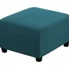 (mørkeblå) Stretch Slipcovers, Square Spandex Fabric Slipcovers