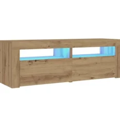 Nattabeller - Eksklusivt Hus - Håndlavet Eg - RGB LED - 2 stk. Håndlavet eg