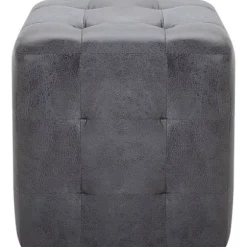 Natteborde - Eksklusivt Hus - 2 stk - Syntetisk ruskind - 30x30x30 cm - Moderne Grå