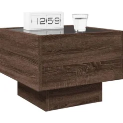 Nattesengetøj - Eksklusiv bolig - Uendelig LED - Brun eg - 40x40x30 cm brun eg