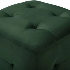 Nattieborde - Maison Exclusive - 2 stk - Grøn - Velourstof - 30x30x30 cm Grøn