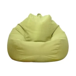 Ny design extra stor bønnepose stol Sofa Cover Indendørs Lazy Lounger Til Voksne Børn Hotsale! ingen fyldning Grå 90 * 110cm zdq
