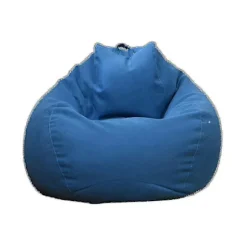 Ny Ekstra Stor Sækkestol Sofa Betræk Indendørs Lazy Lounger Til Voksne Børn Kampagnepris