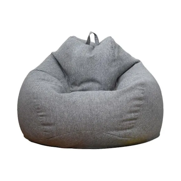 Ny Ny Ekstra Stor Sækkestol Sofa Betræk Indendørs Lazy Lounger Til Voksne Børn Kampagnepris Grå Grå Gray 80 * 90cm