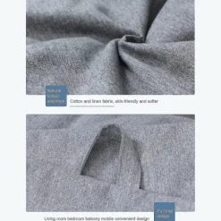 Nyt design ekstra store sækkestole Sofa Cover indendørs La Lounger kompatibilitet med Voksne Børn HotHøj kvalitetsrabat 100 x 120cm~Khaki