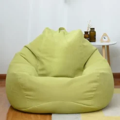 Nyt design ekstra store sækkestole Sofabetræk Indendørs La Lounger til voksne børn Hotsale! Grøn Green 100 * 120cm