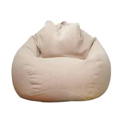 Nyt design ekstra store sækkestole Sofabetræk Indendørs La Lounger Til Voksne Børn Hotsale! Khaki 100 * 120cm