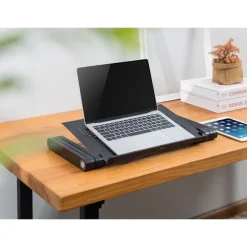 OFFICE Portable height adjust laptop desk tiltable desktop