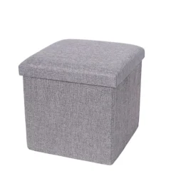 Opbevaringsboks Opbevaringsskammel GRØN 30*30*30 CM Green 30*30*30 cm