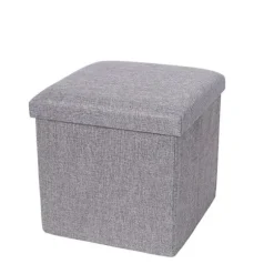 Opbevaringsboks Opbevaringsskammel GRØN 38*38*38 CM Grøn 38*38*38 cm