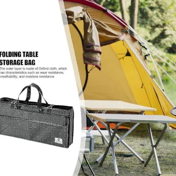 Opbevaringspose til bordplade - Kraftig spisebordsorganiseringstaske med håndtag og bærbar, ideel til camping, strand, vandreture, backpacking og grill | Fyndiq