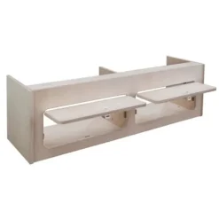 Opbevaringsskab - MDF - 100cm x 30cm x 30cm - 2 Døre - Bløde Hængsler - Sikker kastanj