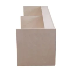 Opbevaringsskab - MDF - 80cm x 25cm x 25cm - 2 Døre - Bløde Hængsler - Sikker kastanj