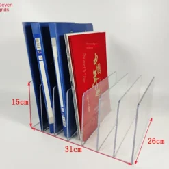 Opbevaringsstativ Klar akryl Filsortering FIRE GRID FIRE GRID Four grid