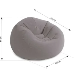 Oppustelig stol, oppustelig puf INTEX 68579
