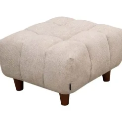Ottoman til lige sofa "Matignon" - 70 x 70 x 46 cm - Beige beige