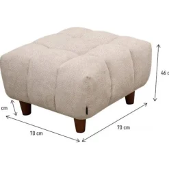 Ottoman til lige sofa 