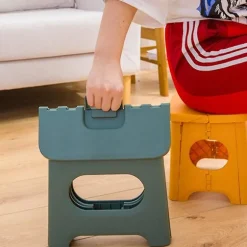 Otwoo Stor Skammel Sammenklappelig Multifunktionel Kraftig Hjem Køkken Børn