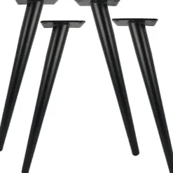 4-pak 30 cm lange metalbordben til moderne møbler kommode skab skrivebord stol skammel udskiftning møbelstøtteben 800 kg kapacitet
