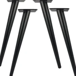 4-pak 30 cm metalbordben til moderne møbler, kommode, skab, bord, stol, skammel, erstatningsben til møbelstøtte, 800 kg kapacitet