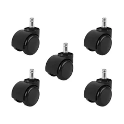 5-pak Hjul til Kontorstol - 11 mm black 700