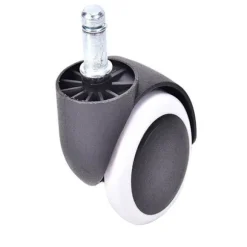 5-pak Hjul til Kontorstol - 11 mm Sort Black Svart